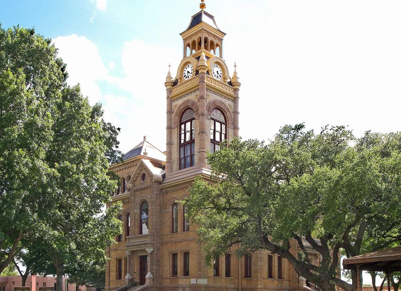 Llano County Courthouse, photographed in 2010.