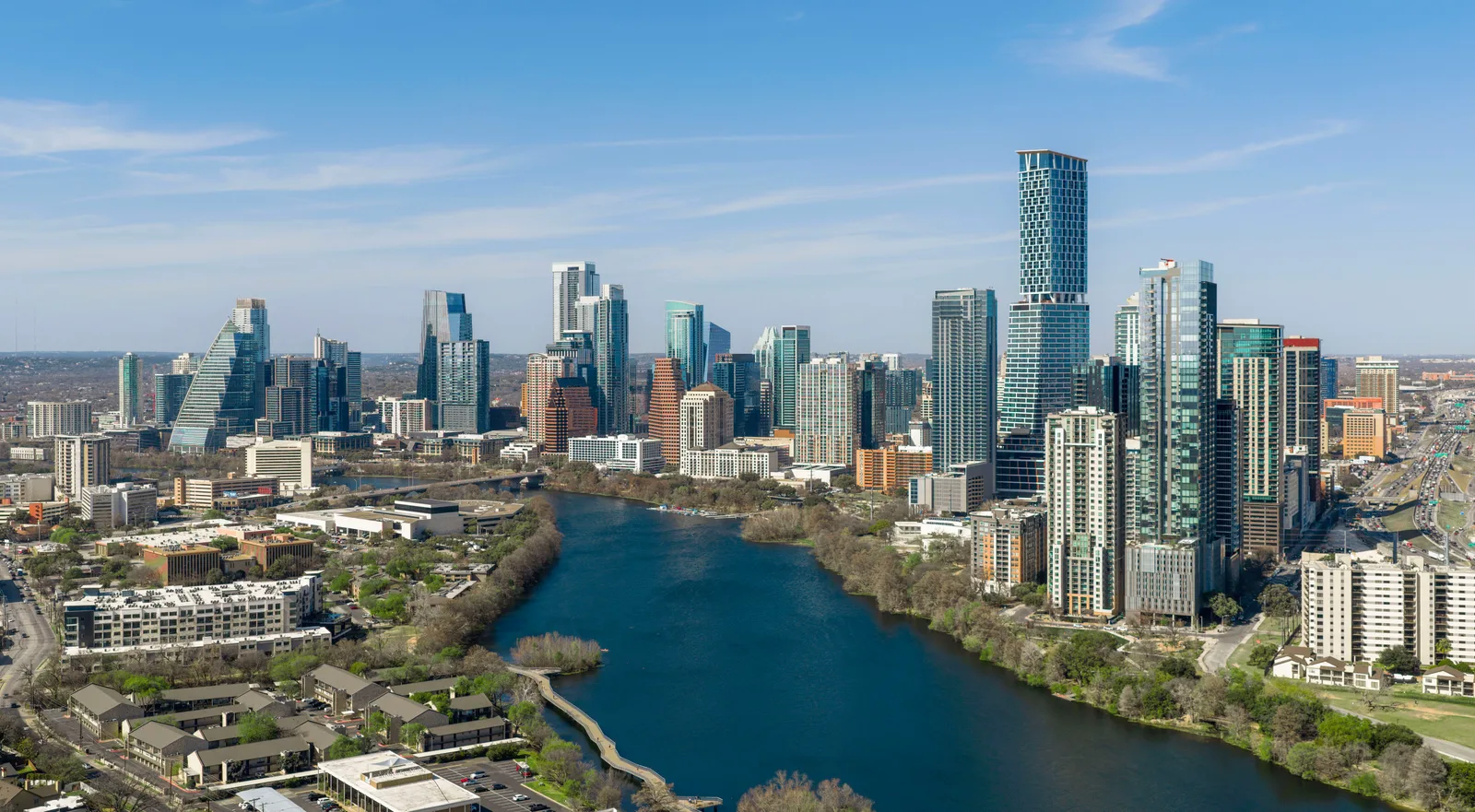 Austin skyline, photographed in 2026.